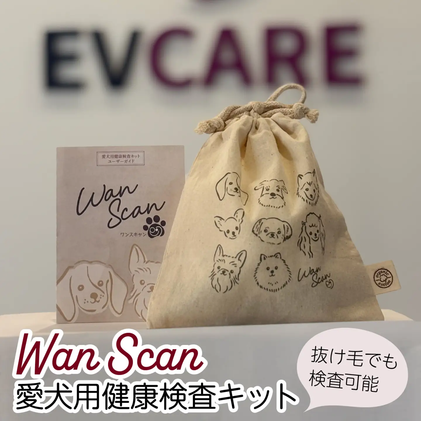 Wan Scan 愛犬用健康検査キット[EV003] / 愛犬 検査 生活習慣 健康検査キット メラトニン ストレス 肥満 リスク 送料無料