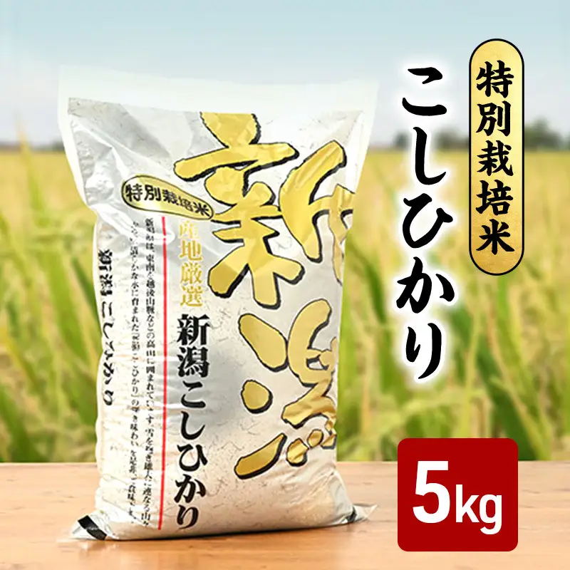 富永農産 コシヒカリ 特別栽培米 5kg 上越産 コシヒカリ
