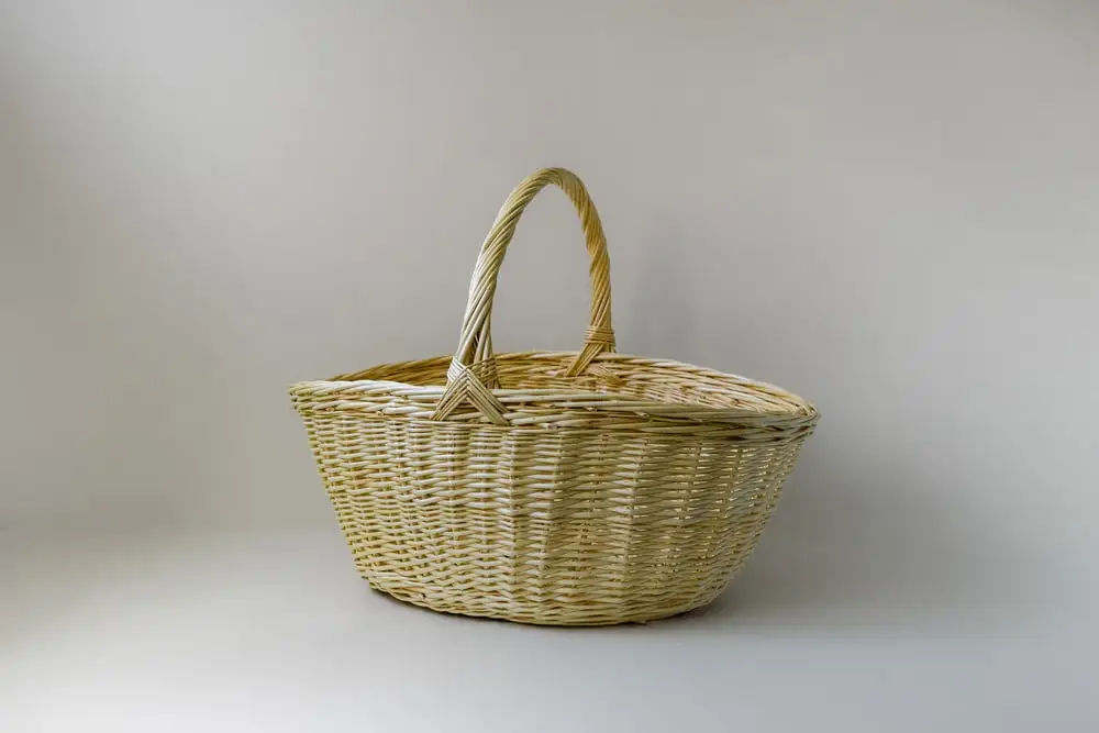 【伝統工芸品】KORI ANRI JAPAN「BASKET L ヤナギのバスケット」柳行李 / 豊岡杞柳細工 100年持つ収納 雑貨 ハンドメイド