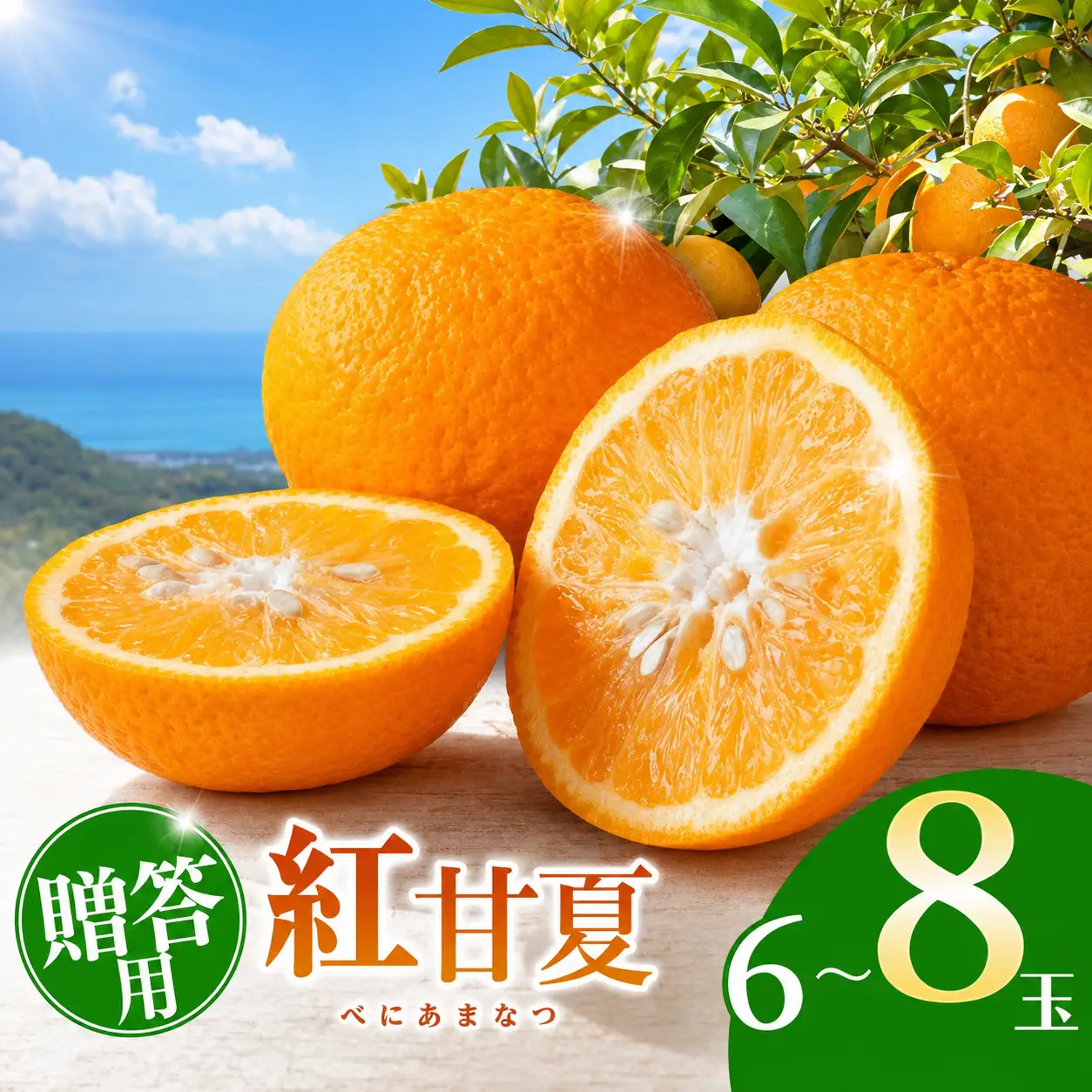 【贈答用】紅甘夏 6玉～8玉 | 甘夏 15,330円