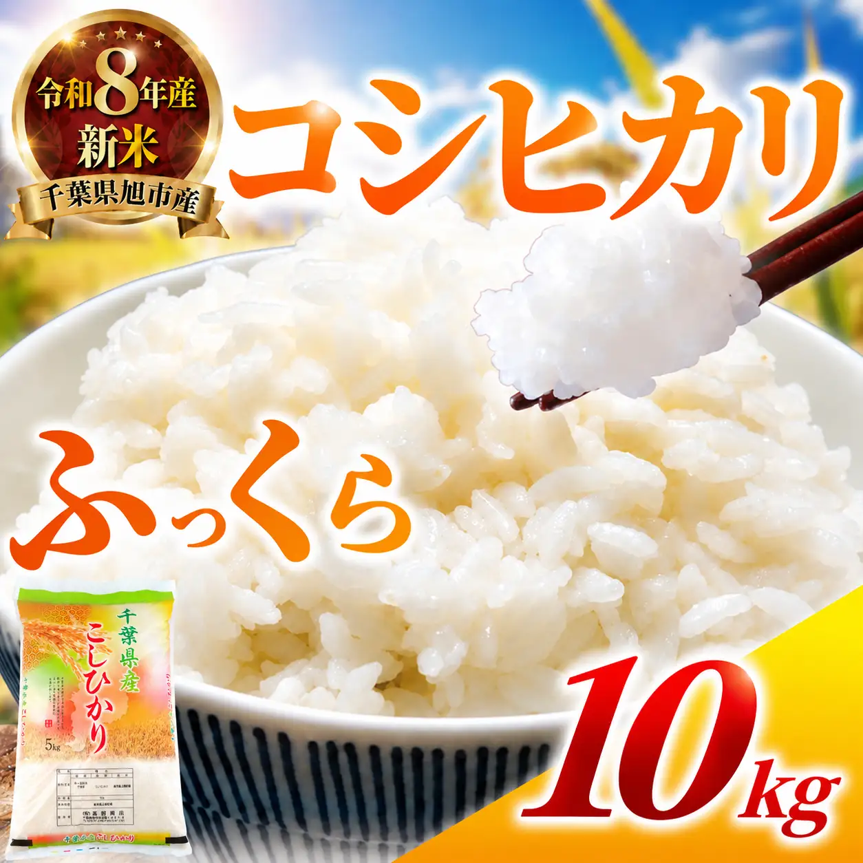 令和8年産 コシヒカリ10kg 日時指定可 こしひかり 千葉県 旭市 有限会社髙野商店