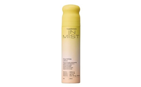 180-1259x1 ミスト で飲む サプリメント IN MIST Clear White Lemon 1本 50ml （約25日分） ビタミンC ビタミン シトラスレモン レモンフレーバー 手軽 抗酸化作用 健康食品 健康管理