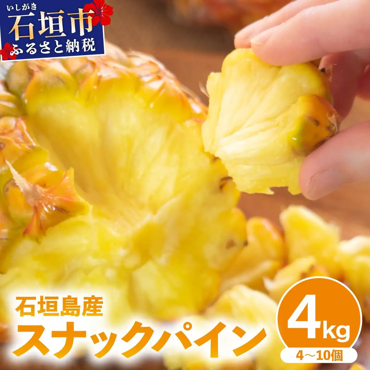 パイナップル 訳あり 石垣島産 スナックパイン 約4kg