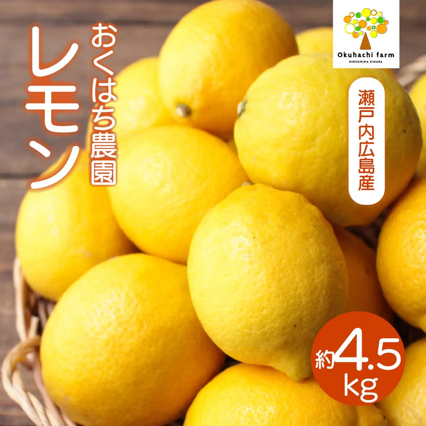 レモン 4.5kg 《2026年11月～2027年3月発送予定》栽培期間中 防腐剤 ワックス 不使用 おくはち農園 旬 柑橘 かんきつ フルーツ 果物  166022