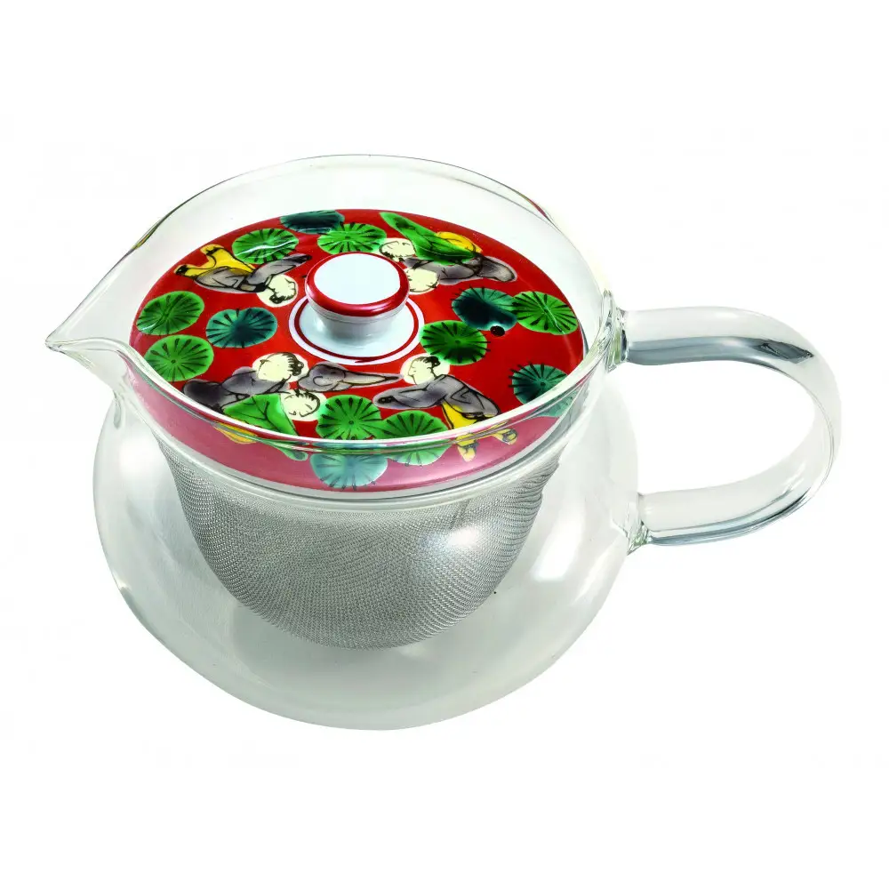 九谷焼 九谷和ポットNAGOMI POT・木米
