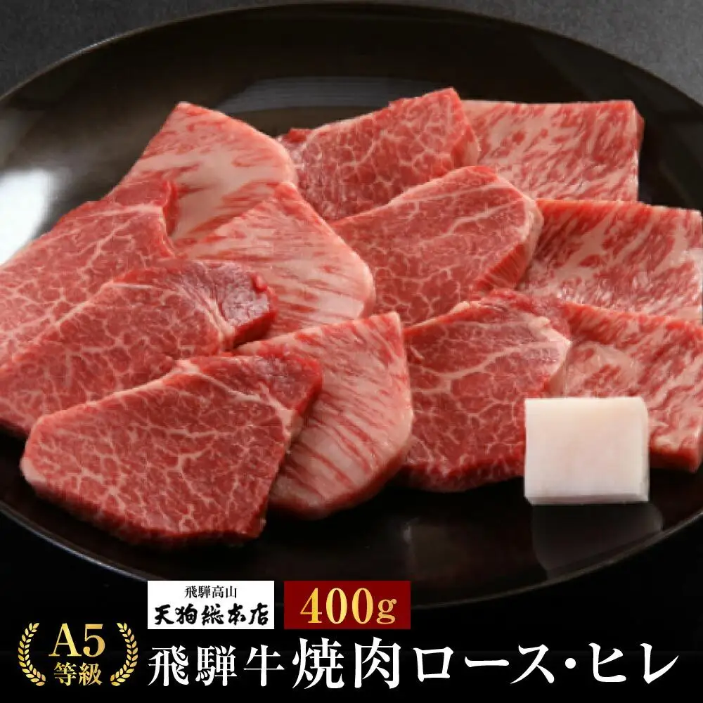 A5等級 飛騨牛 焼肉(ロース・ヒレ)400g | 焼肉 BP019