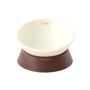 A358 フリーフリー食器　モカ【ペット用品 ペット用 食器 犬猫用 小型犬 猫 150 400ml 大阪府 八尾】