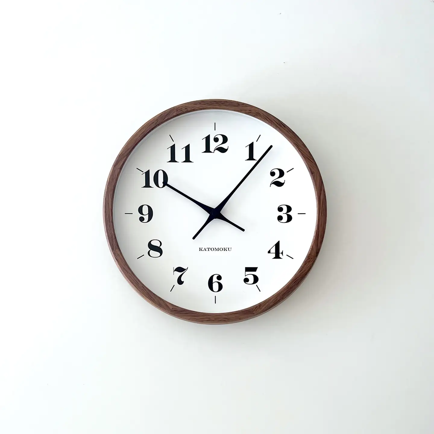 KATOMOKU Muku clock≪km-98≫木製掛け時計【C-54】