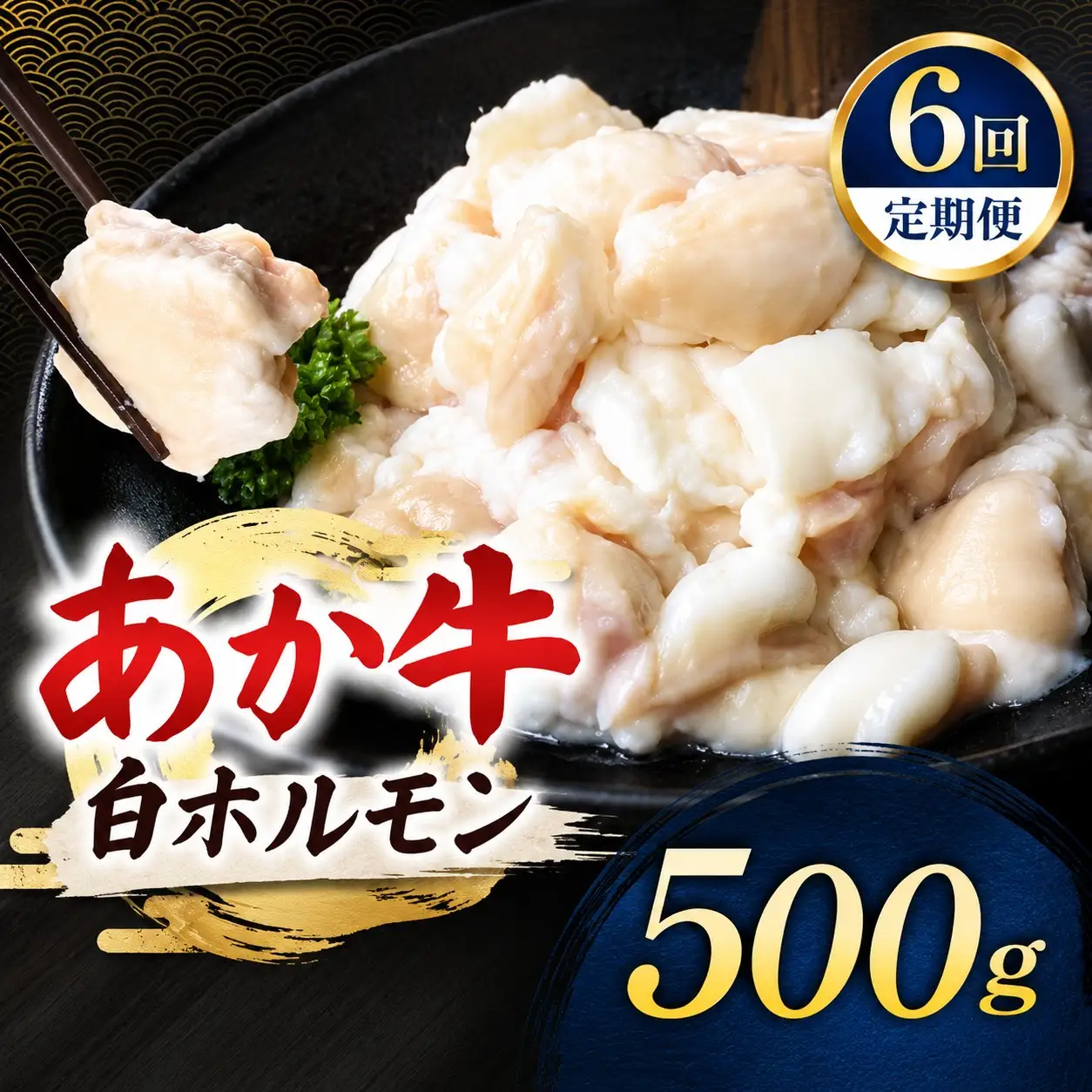【定期便6回】あか牛 白 ホルモン 計500g (250g×2P)