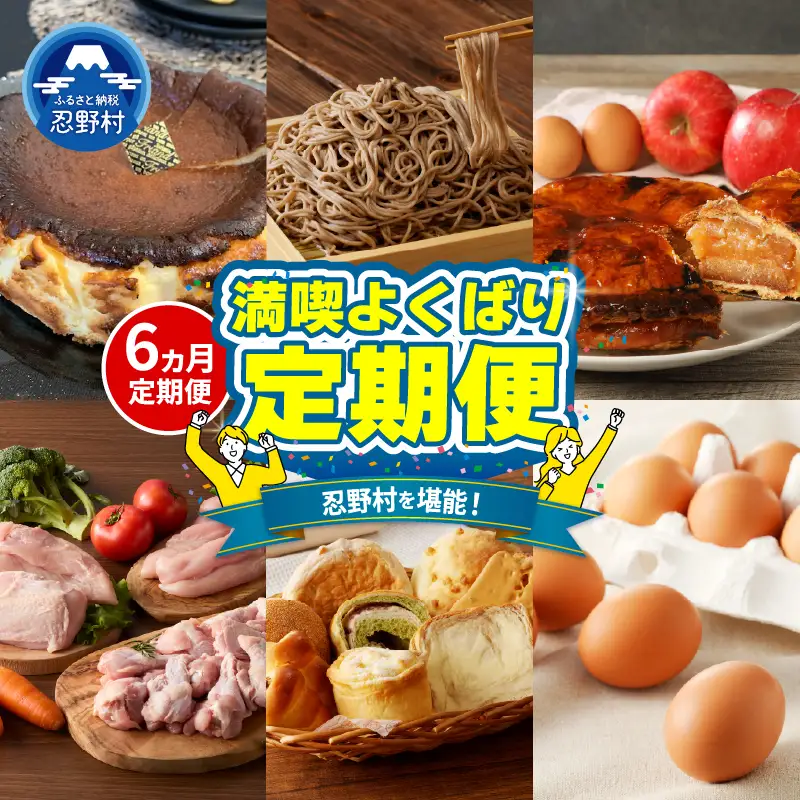 ＼＼忍野プレミアムセレクト／／＜満喫よくばり6ヶ月定期便＞【全6回】 定期便