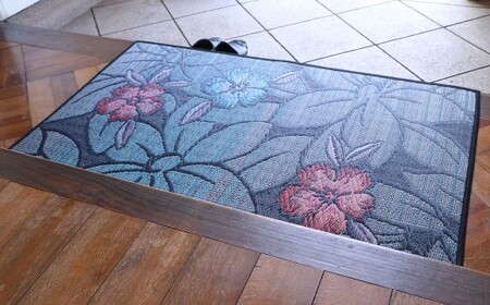 玄関マット 35×90 マット 丈夫 い草 なでしこ