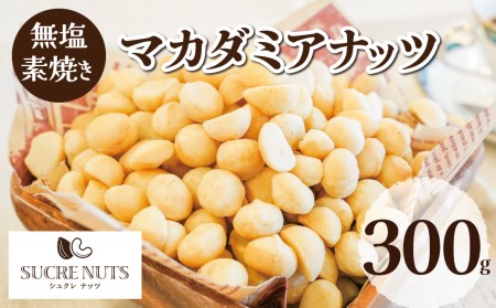 無塩で素焼きのマカダミア 無添加 300g　H059-094