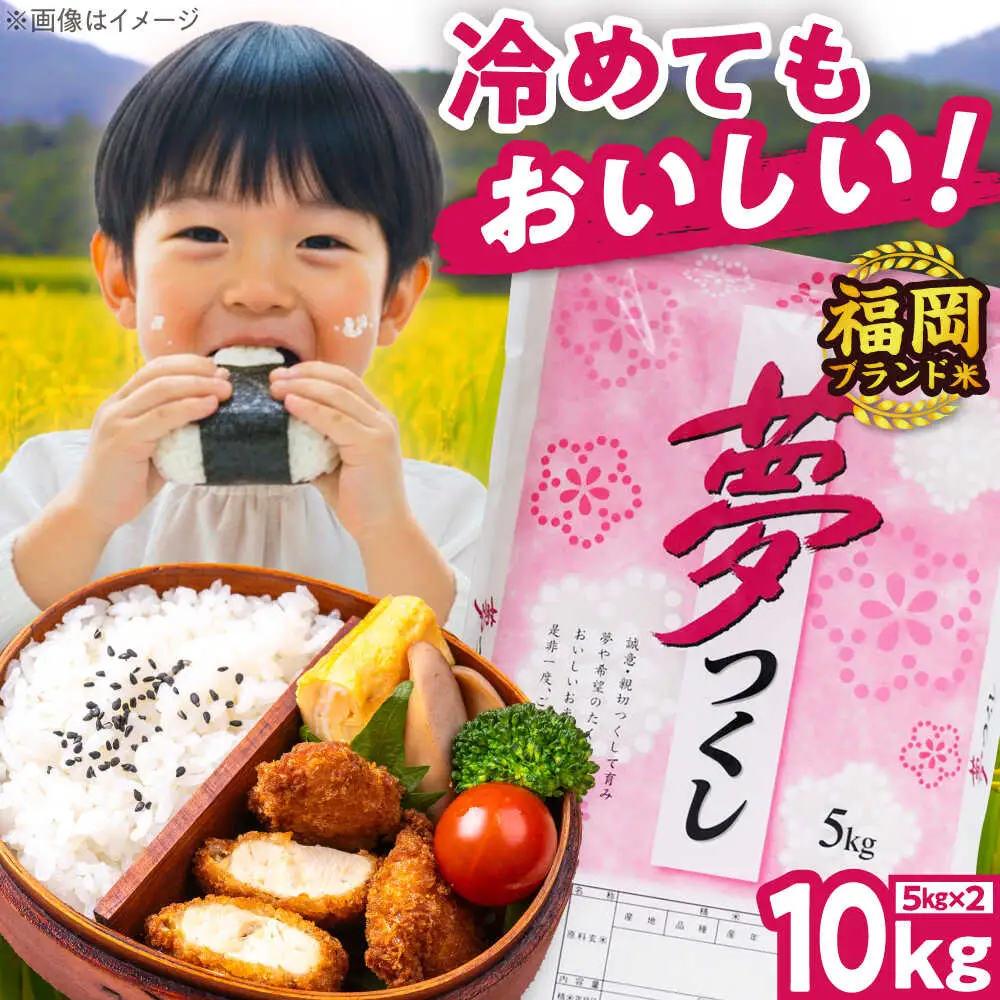 【令和7年度産】夢つくし 10kg 精米 有限会社ファインリョーコク/吉富町[BGBV004]