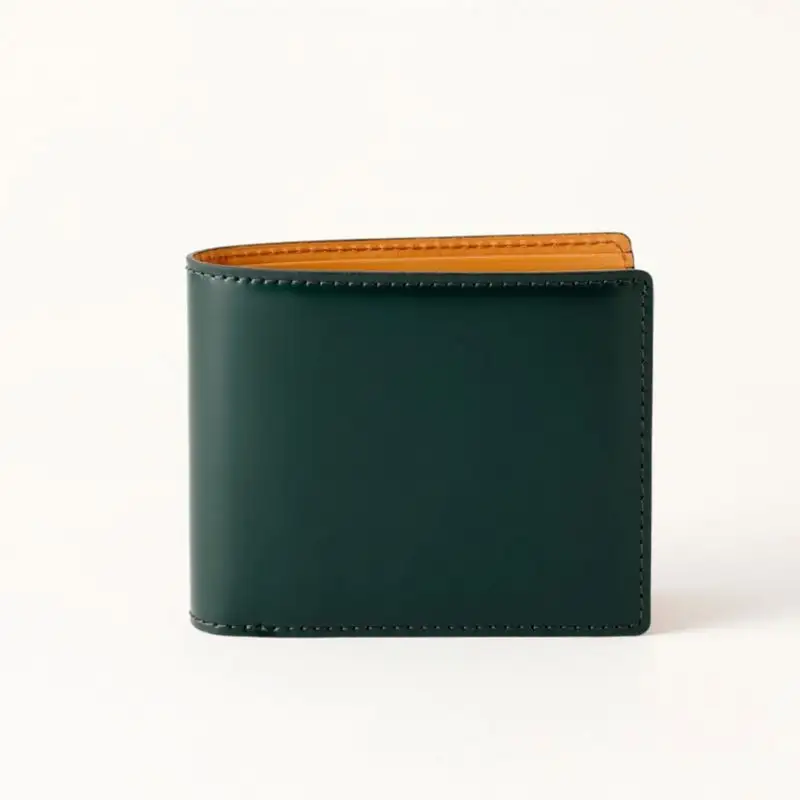 [bell la bell] コードバン 二つ折り財布（カラー：グリーン）_0170-003-T05-3