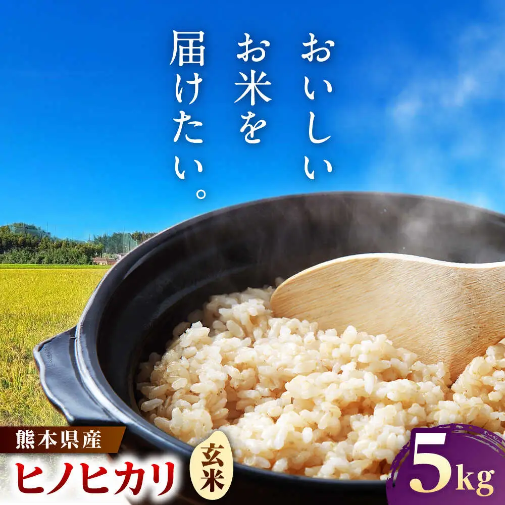  ヒノヒカリ 玄米 5kg（5kg×1袋） 【株式会社 岩下農園】[ZFS006]