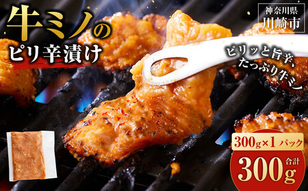 ホルモン 牛ミノ ピリ辛漬 300g 【10月発送】 ホルモン