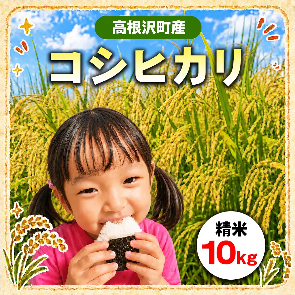【新米】高根沢町産コシヒカリ（精米）10kg ※2026年10月～発送