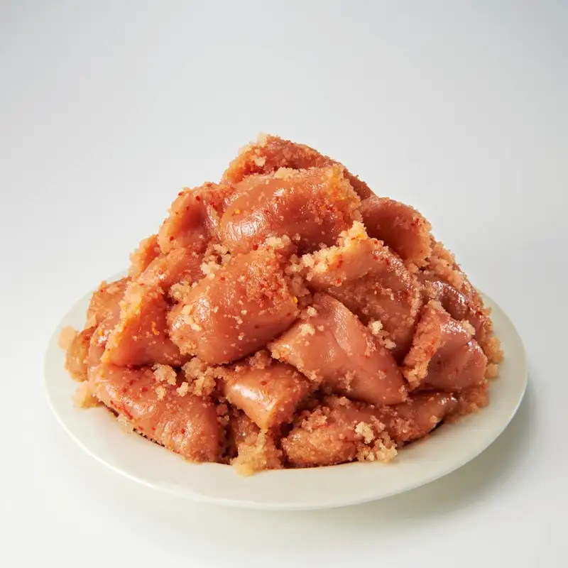 【一週間以内に発送】無着色辛子明太子 切子840g(280g×3パック）【有限会社うめ屋】_HA1857