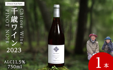 千歳ワインピノノワール2023 （Chitose Wine PINOT NOIR2023）750ml 1本※ギフトボックス無し