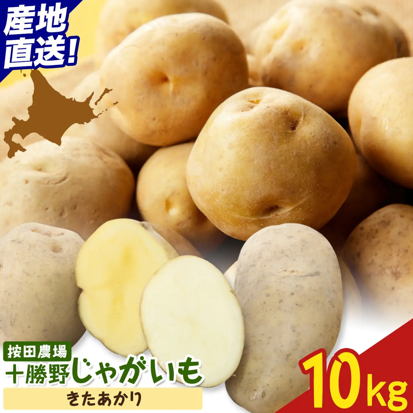 【先行予約】 北海道 十勝野 じゃがいも きたあかり 10kg 芋 いも