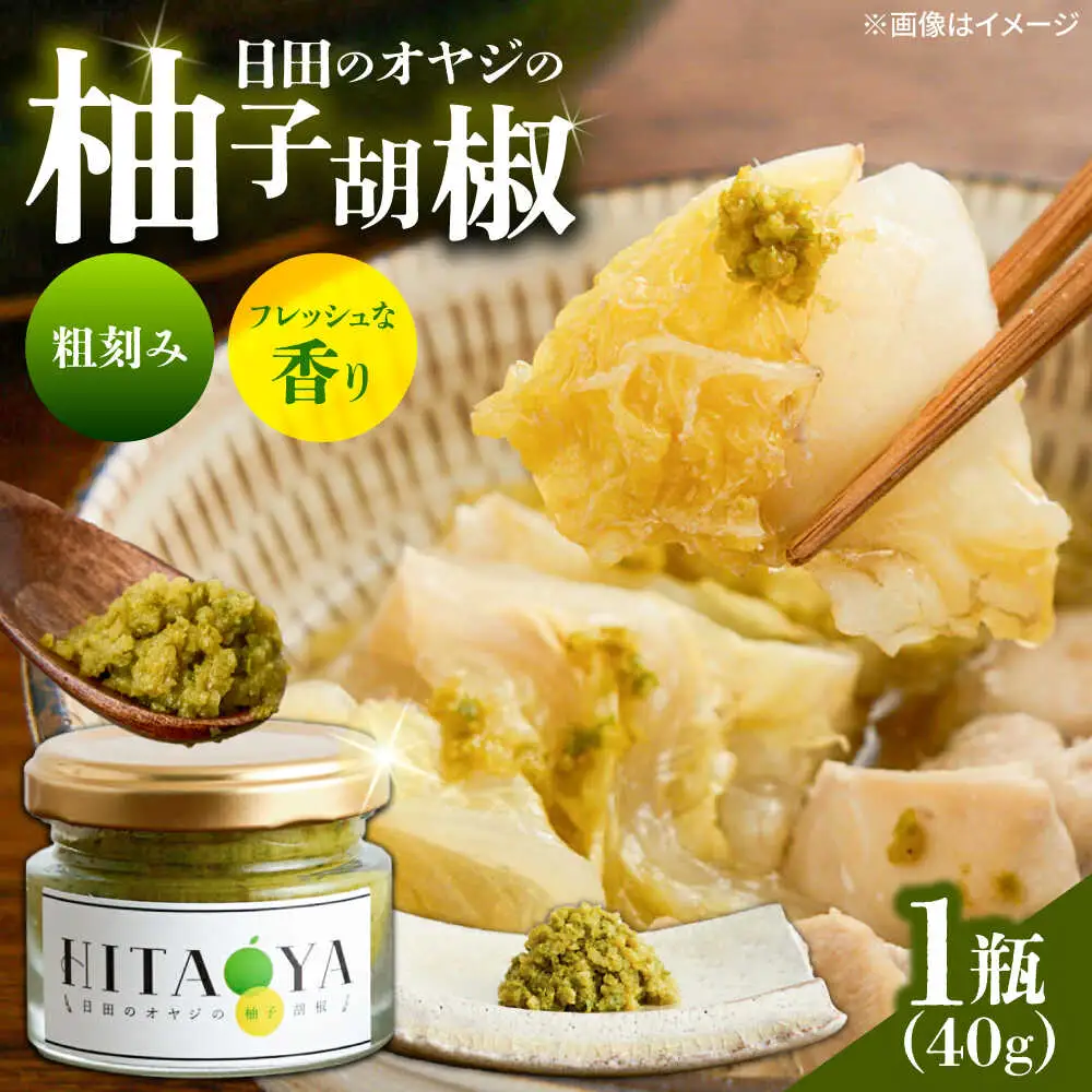 HITAOYA 日田のオヤジの柚子胡椒 (40g×1瓶) 柚子胡椒 [ARGG001]