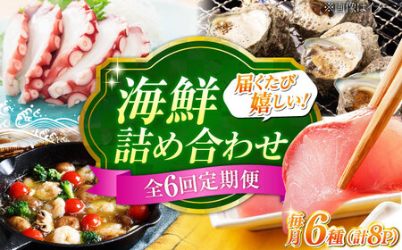 【全6回定期便】海鮮詰合せ 梅 海鮮[XBY015]