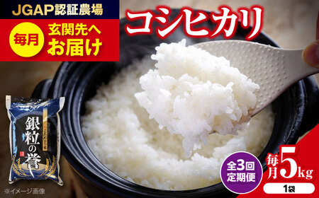 【全3回定期便】こしひかり 5kg 【令和7年産米】 [APDC004] コシヒカリ