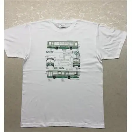 金剛バス　レガシーTシャツ　Lサイズ(ホワイト)【1692792】