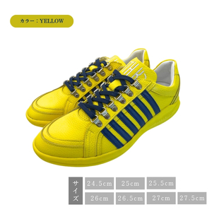 B-FOUR  H001　YELLOW 24.5～27.5(cm) 25.0cm