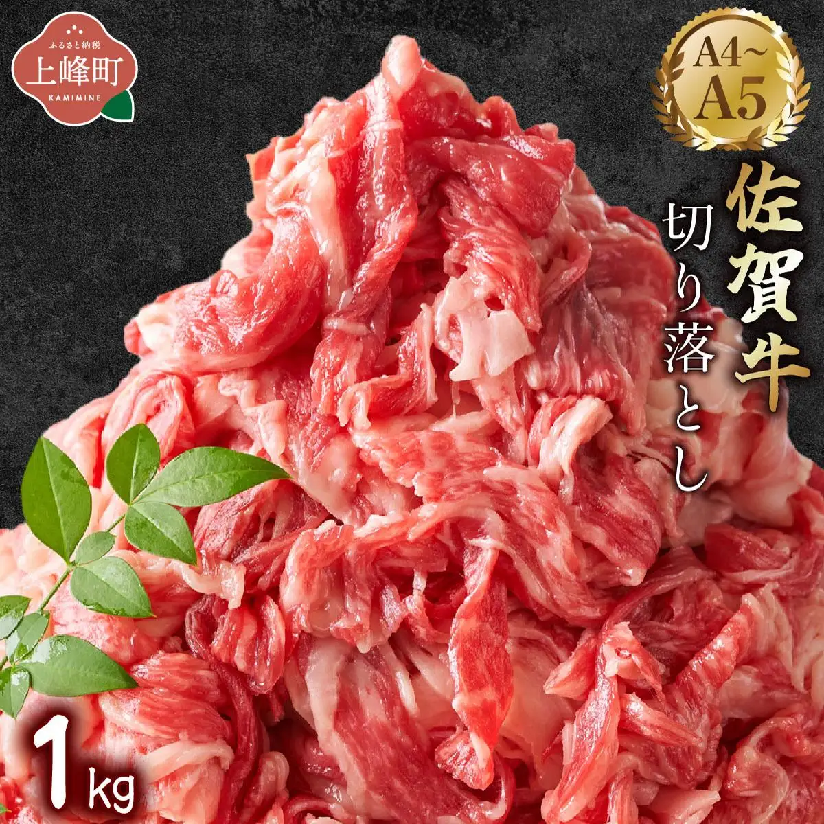 佐賀牛切り落とし 1kg (500g×2P) 