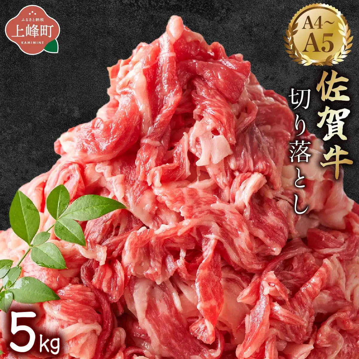 佐賀牛切り落とし 5kg (500g×10P)  