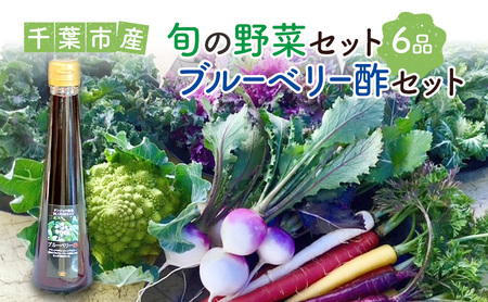 野菜セット 旬の野菜 ブルーベリー酢付 詰め合わせ 野菜セット【6品】