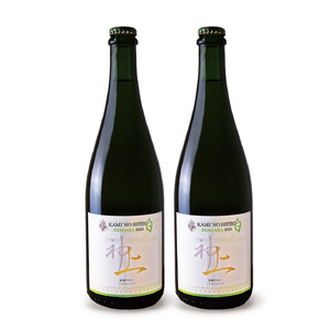 上ノ国ワイナリーの白ワイン「上の白ナイアガラ2023」　750ml×2本　白ワイン　北海道ワイン　スパークリングワイン　家飲み　パーティー　プレゼント　高級　ディナー　お酒　果実酒