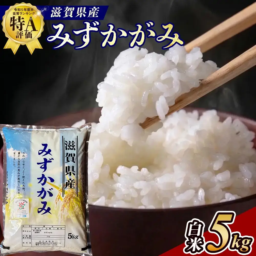 【令和7年産】近江米みずかがみ白米5kg