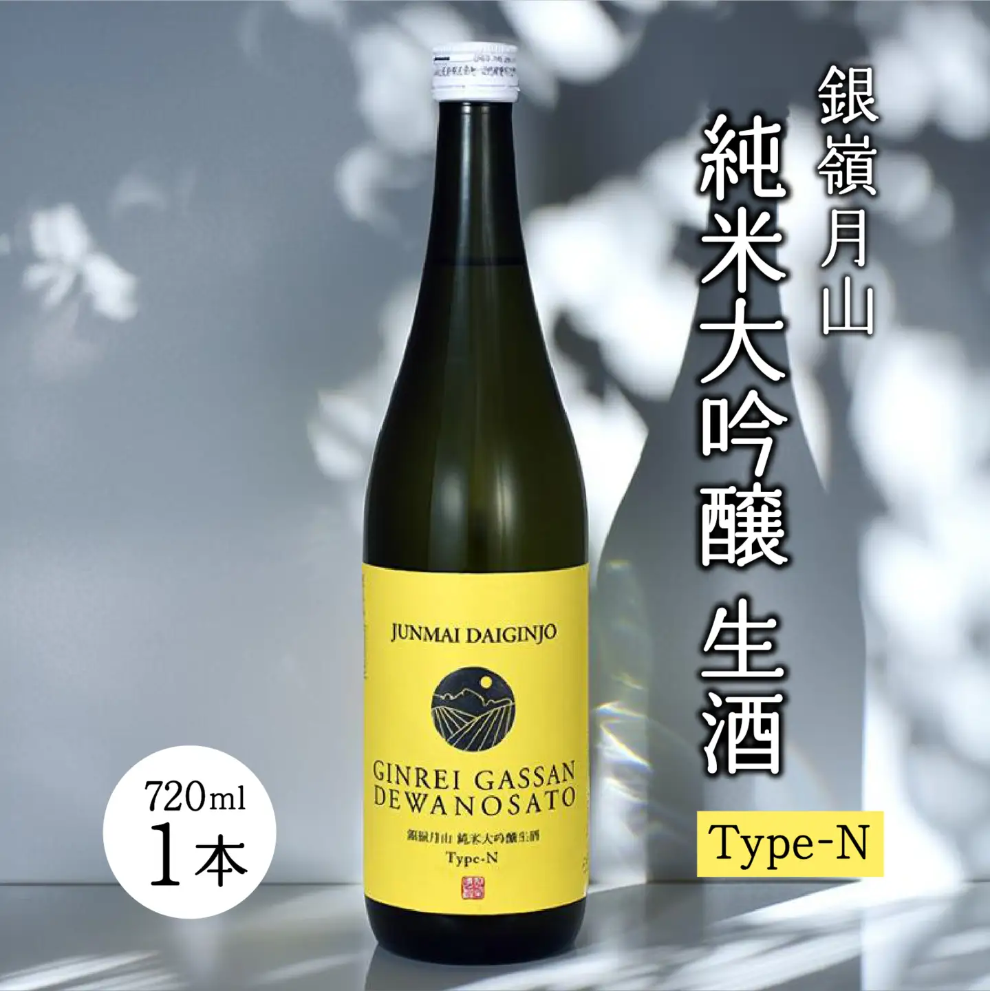 銀嶺月山 純米大吟醸 生酒 Type-N（720ml×1本）　010-E-GS028