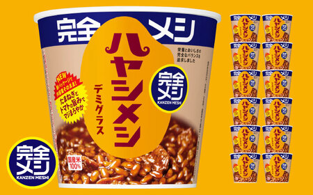 完全メシ ハヤシメシ デミグラス 2ケース 計12食 BIBI027 日清