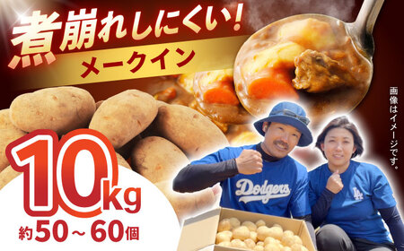 じゃがいも メークイン 10kg (S?2Lサイズ/約50?60個) / じゃがいも ジャガイモ ポテト 九州 メークイン メイクイーン 野菜 やさい / 諫早市 / スマイルファーム　[AHFG004]