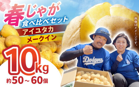 春ジャガ味くらべセット（アイユタカ・メークイン）/ じゃがいも ジャガイモ ポテト 九州 あいゆたか アイユタカ メークイン メイクイーン 野菜 やさい / 諫早市 / スマイルファーム　[AHFG011]