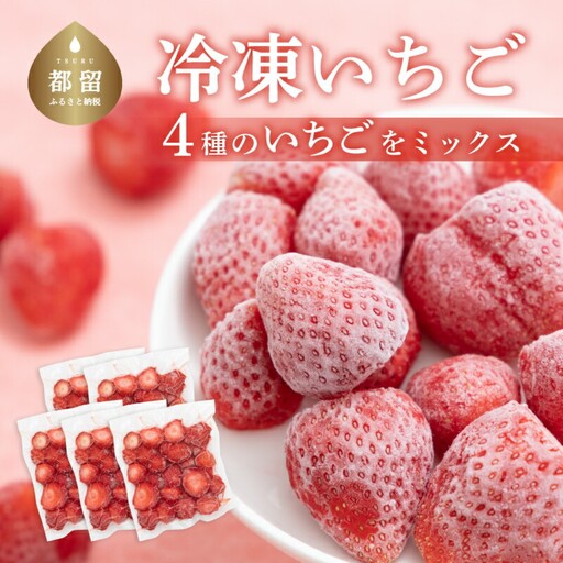 【冷凍いちご 】5袋詰合せセット　いちご　