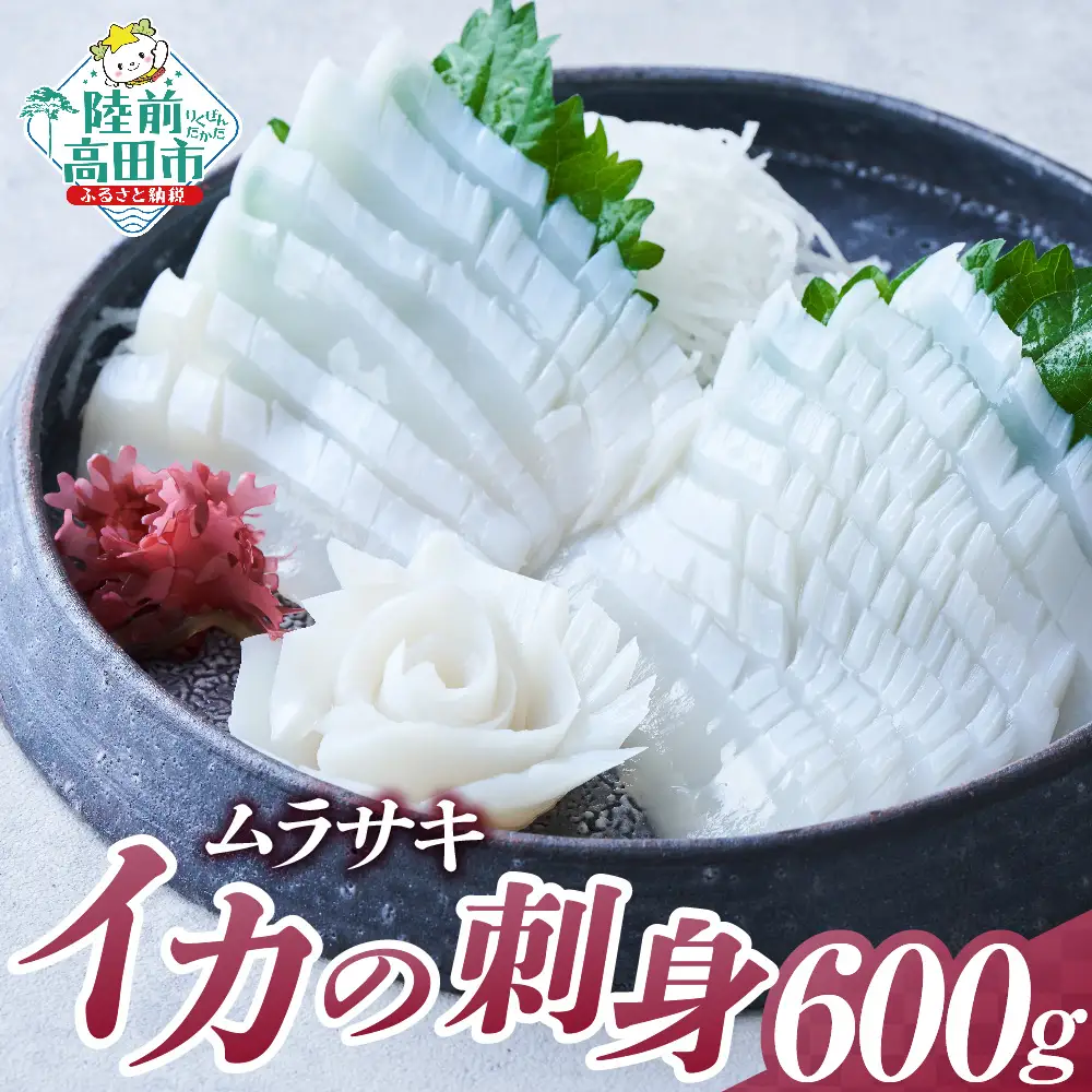 スライス済イカ刺身 120g×5個 小分け 冷凍 イカ