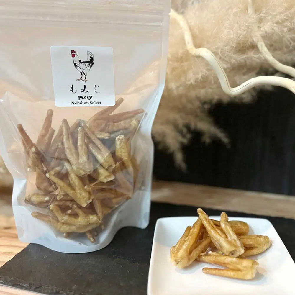 【ペットのおやつ】鶏もみじ(200g×2袋)　日田市 / 日田ゴトウ木材加工所(Pezzy) ペットフード 犬 ドッグフード[ARFY004]
