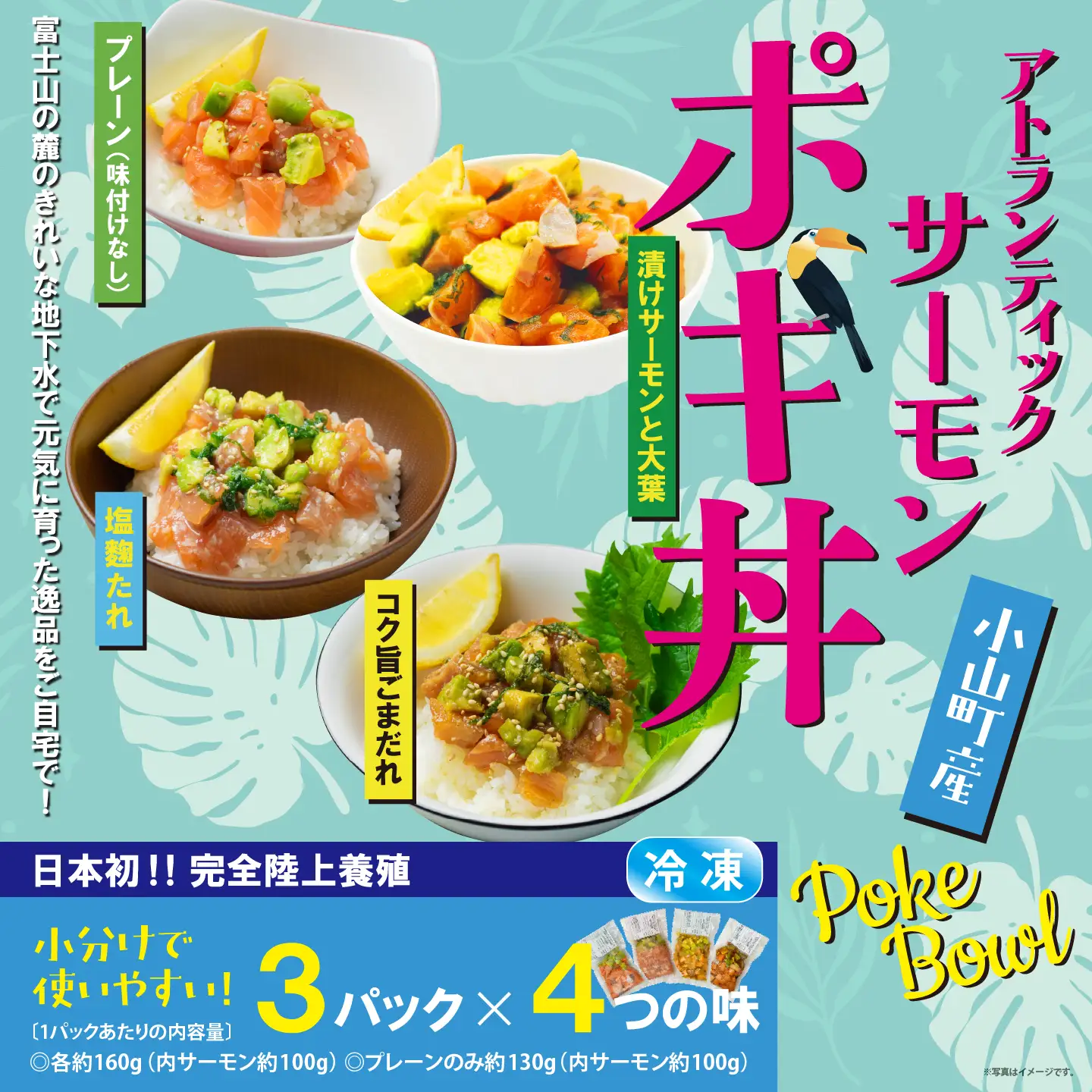 ポキ丼 サーモン 冷凍 食べ比べ 約160g/約130g×3P×4つの味 サーモン 海鮮丼