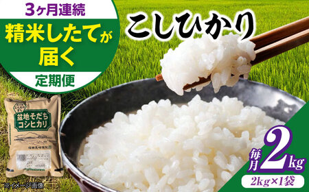 【全3回定期便】新米 令和8年産コシヒカリ 2kg [APBM025]
