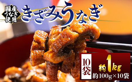 きざみうなぎ １００ｇ １０袋 計１kｇ きざみうなぎ fb-0202
