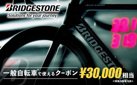 ブリヂストンサイクルの一般自転車で使えるクーポン 30,000円相当【製品納品エリア東京都のみ・商品限定・一般自転車対象】 ブリヂストン 自転車 クーポン券 補助券