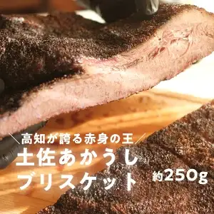 高知県産 土佐あかうし ブリスケット 約250g｜和牛 BBQ ビーフ 15時間低温調理 血統書付き 冷凍