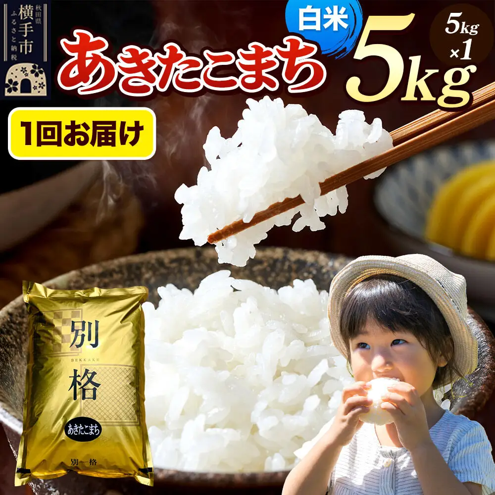 《令和7年産》 米 あきたこまち 5kg 【白米】 秋田県産