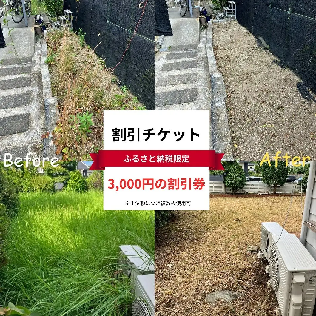 宗像市 清掃 掃除代行 3,000円割引チケット 草刈り 剪定 お墓 窓拭き 家事代行【株式会社T-challenge】_HA1713