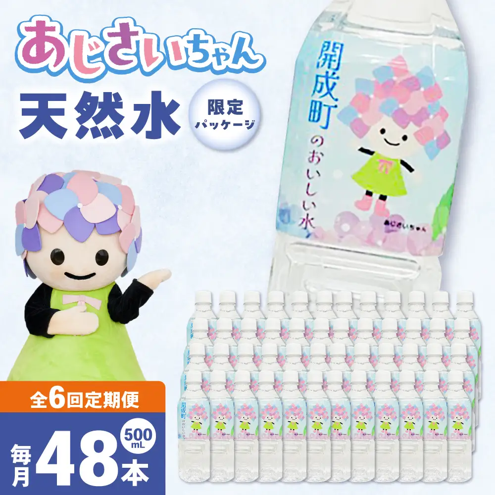 ミネラルウォーター【全6回定期便（毎月お届け）】ミネラルウォーター （500mL×24本）2箱 [BDBE003-11]