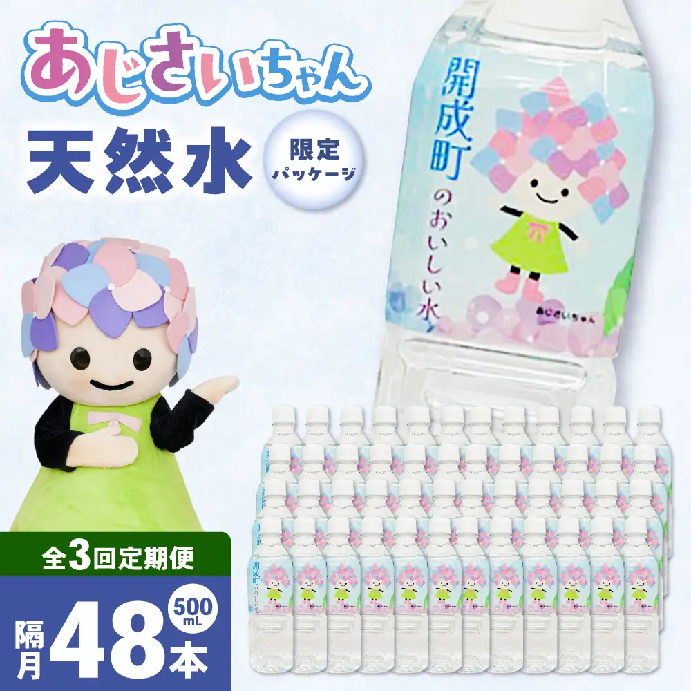 ミネラルウォーター 【全3回定期便（2ヶ月に1回お届け）】ミネラルウォーター （500mL×24本） 2箱 [BDBE003-8]